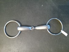Used Hollow mouth snaffle bit 5 in