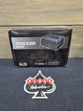 Kicker 12PX200.1 Compact mono subwoofer amplifier 200 watts RMS x 1 at 1/2 ohm