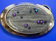 Unique Rhinestone Accented Western Vintage Oval Belt Buckle