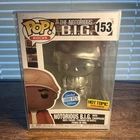 Funko Pop Rocks Notorious B.I.G W/ Champagne #153 Hot Topic Exclusive with Case