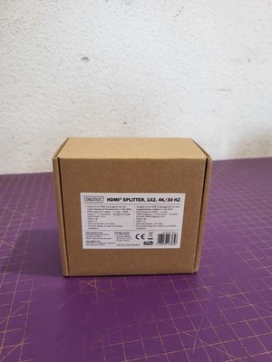 DIGITUS HDMI Splitter 1x2 4K 30Hz HDCP 1.4 EDID Verteiler DS-45340 OVP   _0.26_5