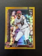 2025 Topps Update Zak Kent Gold Foil 11/50