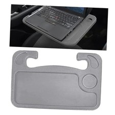 Car Steering Wheel Tray Computer Office Car Table Tray Auto Steering Gray