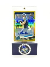 JAKE BOBO 2023 Donruss Optic #288 TRUE GOLD PRIZM Rookie Autograph - SEAHAWKS