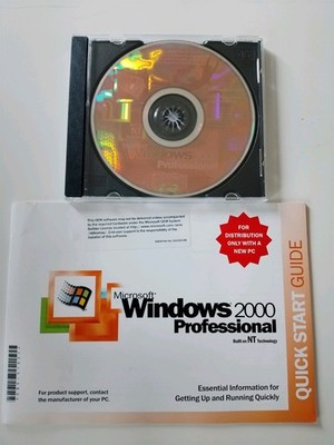 Microsoft Windows 2000 Professional Englisch mit Product Key