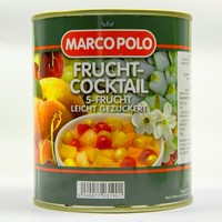 Marco Polo 5-Frucht-Cocktail Leicht Gezuckert 1 Dose FüLlmenge 820G Atg 500G