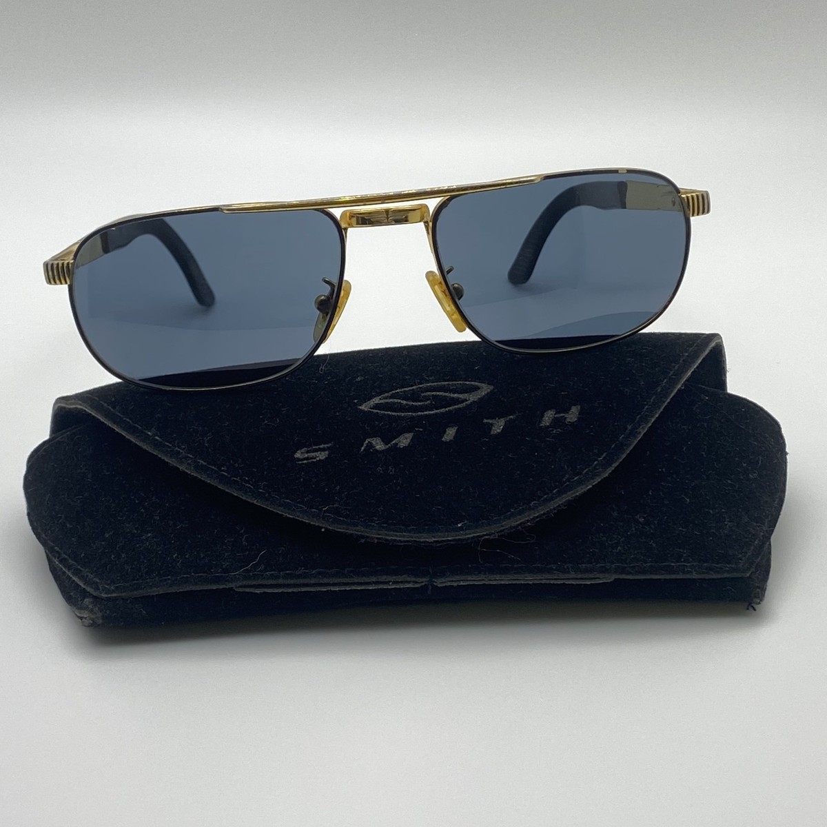 TOP SUNGLASSES POLICE 2138 5103 VINTAGE 90s RETRO GOLD ITALY