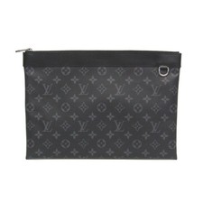 Louis Vuitton Monogram Eclipse Pochette Discovery M62291 Men's Clu... BF588134