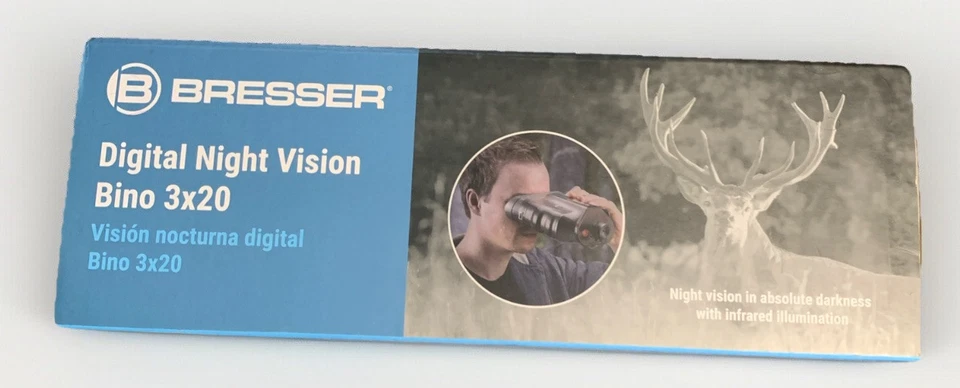Binoculares de visión nocturna Bresser 3x20. Infrarrojo integrado, adaptador de trípode Foto 3 de 4