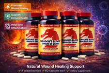 Dragon  s Blood Sangre de Drago Capsules   4 Bottles  Herbal Dietary Supplement