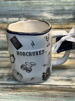 NEW Rae Dunn   ͛ Harry Potter Horcruxes Ceramic Mug 2025 All Around Design