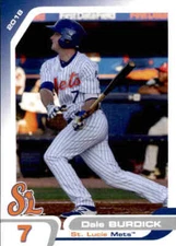 2018 St. Lucie Mets Grandstand #4 Dale Burdick Spring Hill Florida Baseball Card
