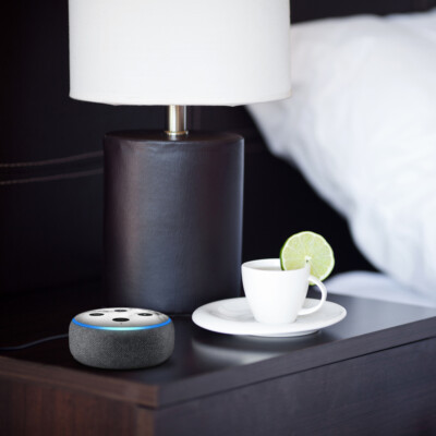 Autocollant Vinyle Pour Amazon Echo Dot 3e Génération - Motif Marbre Noir/blanc, Itsaskin