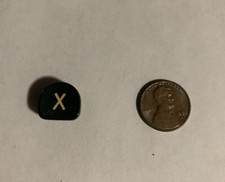 Vintage Royal Typewriter Touch Control Replace Key “X”, Brown with White Letter thumbnail