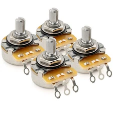 CTS 450 A250K Audio Taper Split Shaft Fine 24 Spline Pot Potentiometer Set of 4