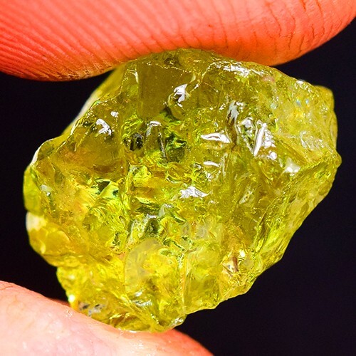 VERY NICE 9.70ct NATURAL100% UNHEATED YELLOW MALI GARNET ROUGH SPECIMEN NR - Picture 1 of 3