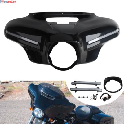 LED Outer Batwing Fairing & LED Light For Harley Electra Street Glide 2014-2024