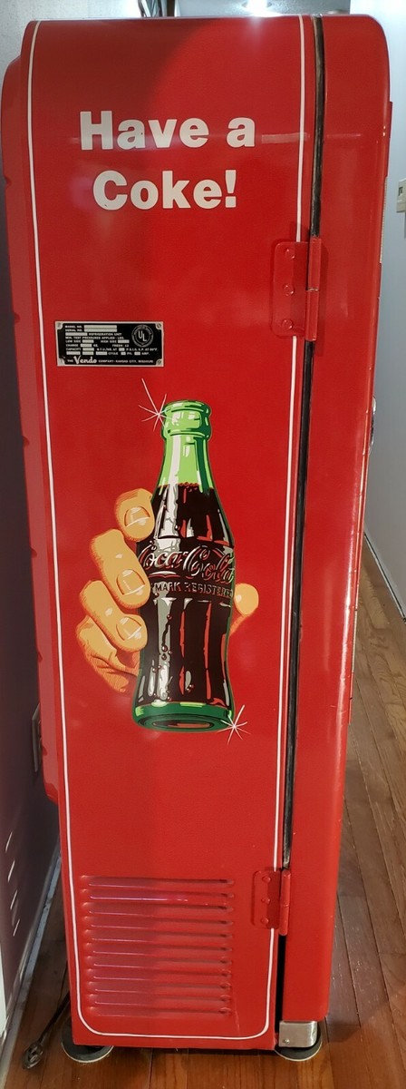Vintage 1950's 1955 H81A Vendo 10 Cent Vending Machine Coca-Cola