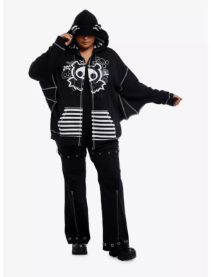 Skelanimals Diego Bat Wing Hoodie Plus Size 3, XXXL | eBay