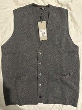 Npeal Men Chelsea Milano Waistcoat Elephant Grey
