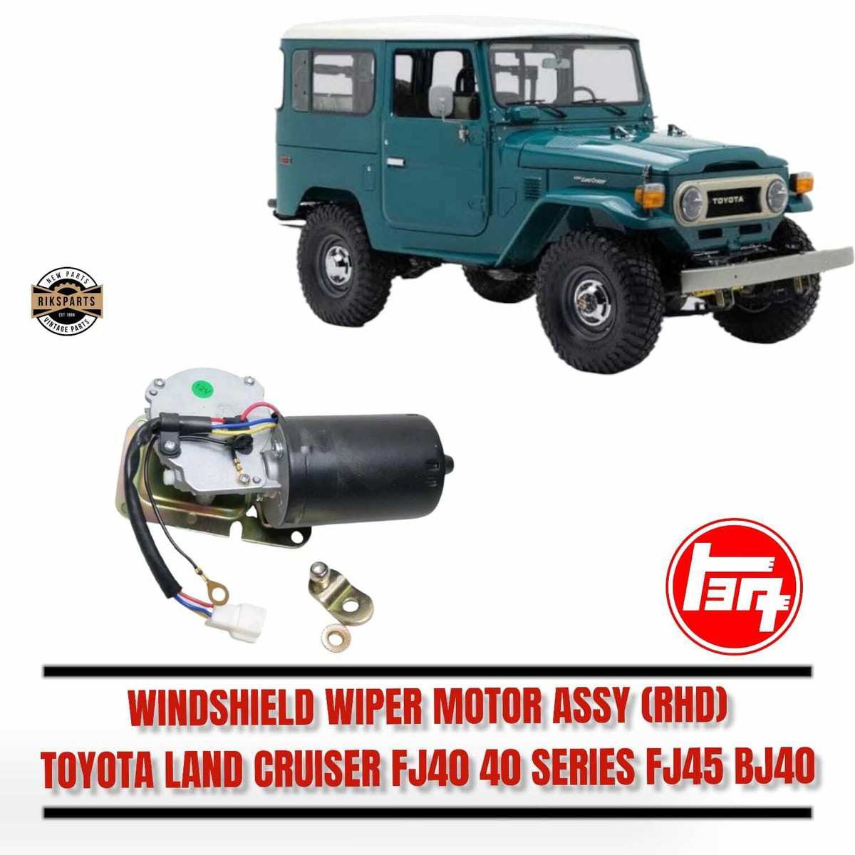 Toyota Land Cruiser 40 FJ40 FJ45 BJ40 RHD Windshield Wiper