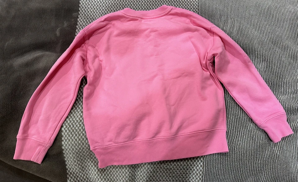 Burberry Kids Pink Floral Print Cotton Long Sleeve Sweatshirt  - Image 3 of 4