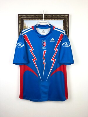 Vintage Adidas Paris SF Stade Francais France Rugby Union Jersey