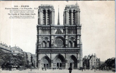 Postcard Building Landmark Art Facade Medieval architecture Arcade Arch AA02878