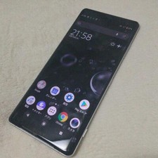 Xperia XZ3 SONY Unlocked 64GB SOV39 White Silver SIM Free Used Japan 88
