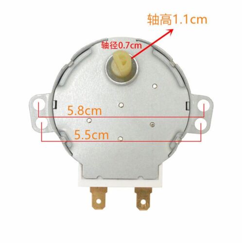 NEW MDS-4A 220-240V AC Microwave Replacement Synchronous Motor Parts 4 / 4.8 RPM - Afbeelding 1 van 3
