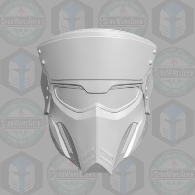 UF-16 Inspector HD2 custom head for 1:6 1:10 1:12 1:18 Sci-Fi action figure
