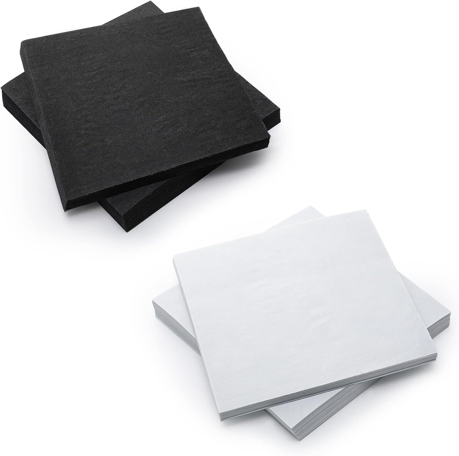 200 Sheets Tear Away Embroidery Stabilizers Backing Embroidery Precut Sheets Bla