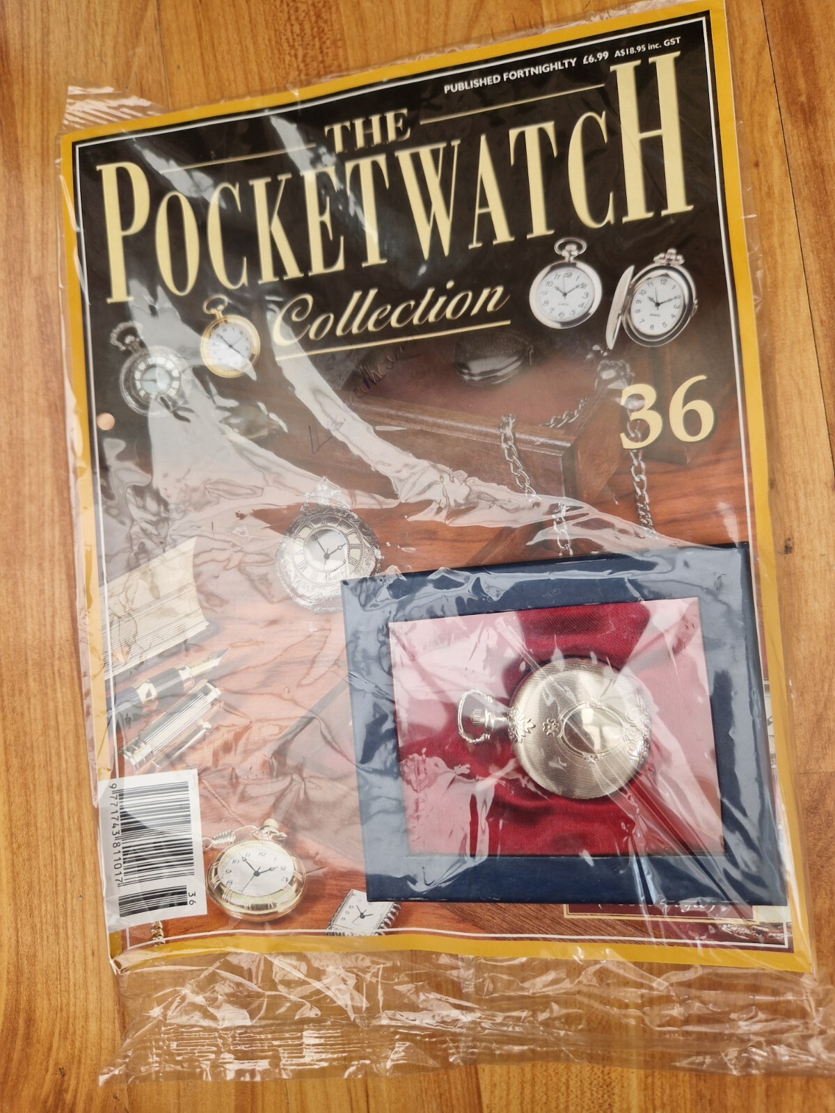 HACHETTE CLASSIC POCKET WATCH COLLECTION - FLORAL 1880S STYLE WATCH #36 + MAG