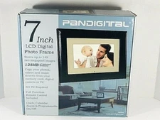 Pandigital LCD 7-inch Digital Photo Frame Black 128 MB PAN70-0