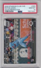 2022 Topps Stadium Club Royce Lewis Wave Refractor PSA 10 Pop 1!! ZD