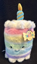 NWT  11  F.A.O. Schwarz TASTIES Sweet Friends Birthday Cake Stuffed Plush