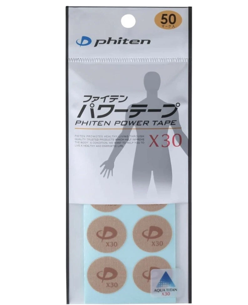 Phiten Titanium X30 power tape 50 disks Japanese | eBay