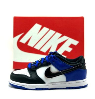 NEW* Youth Grade-School Nike Dunk Low SE (GS) Black/Racer Blue
