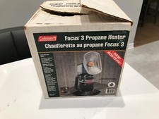 VINTAGE COLEMAN FOCUS 3 PROPANE HEATER 5443-701c