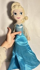 Disney Store Frozen Elsa Plush/Soft Toy 22" Doll Preloved in Good Condition rare