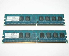 RAM Nanya PC2-4200u 2x 512MB 1GB Total DDR2 533 MHz 1Rx8 Computer PC Memory