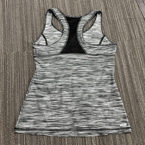 Danskin Now Sleeveless Tank Top Shirt Womens Medium Gray Stretch Fitted - Picture 13 of 14