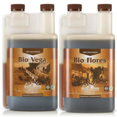 BIOCANNA Easy-Starter Set für Erde 2x 1L