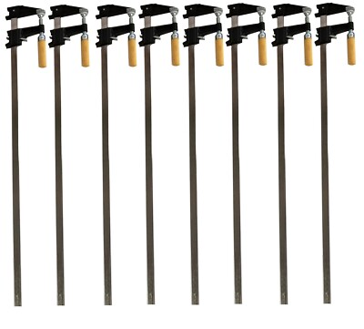 8 Piece Set  36'' BAR CLAMPS Heavy Duty Woodworking Tools Quick Release Clamps