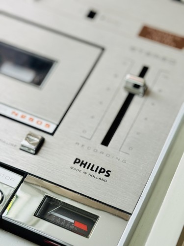 VTG White Rosita Commander Luxus Philips Record Player Radio Hifi System 70s 80s - Picture 16 of 20