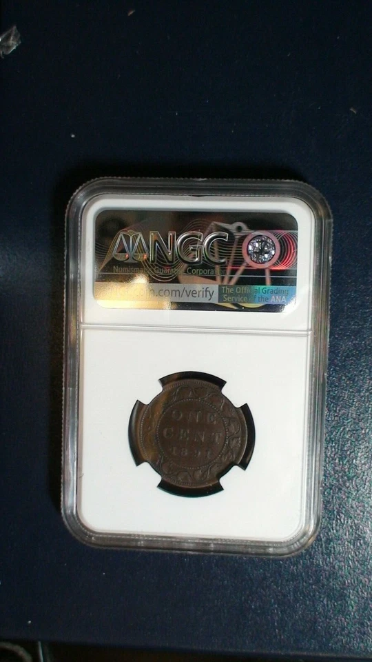 1891 Canada LARGE LEAVES SMALL DATE CENT NGC XF40 BN 1C Coin PRICED TO SELL NOW - Image 2 of 4