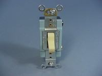 Eagle Electric Ivory Industrial Toggle Wall Light Switch Single Pole 15a 1201v Eagle Electric Ivory Industrial Toggle Wall Light Switch Single Pole 15a 1201v