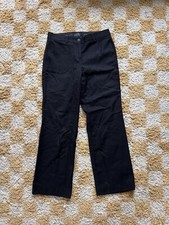 Vintage Pendleton 100 Virgin Wool Women  s High Waisted Trousers Black Sz 6