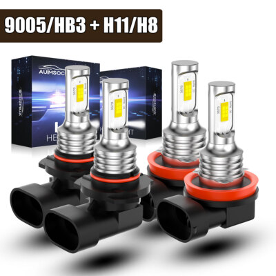 For Toyota Camry 2007 2008 2009-2014 Combo LED Lamp High Low Beam Light Bulbs 4X