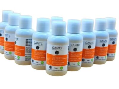 Feuchtigkeit Shampoo Bio Mango Aloe Vera SANTE Naturkosmetik  10x50ml MHD 08/20
